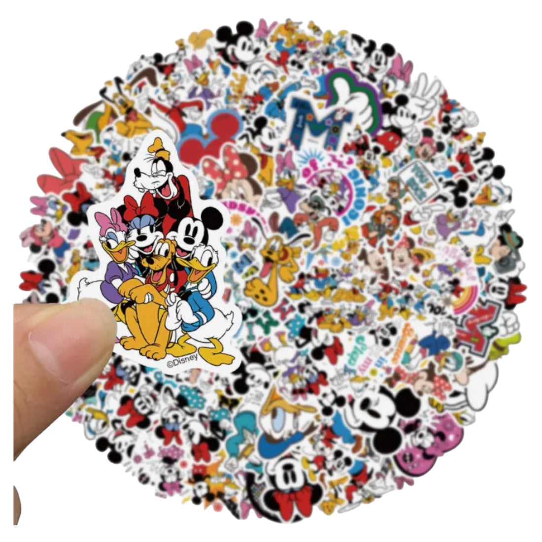 50 Stickers Impermeables- Mickey Mouse